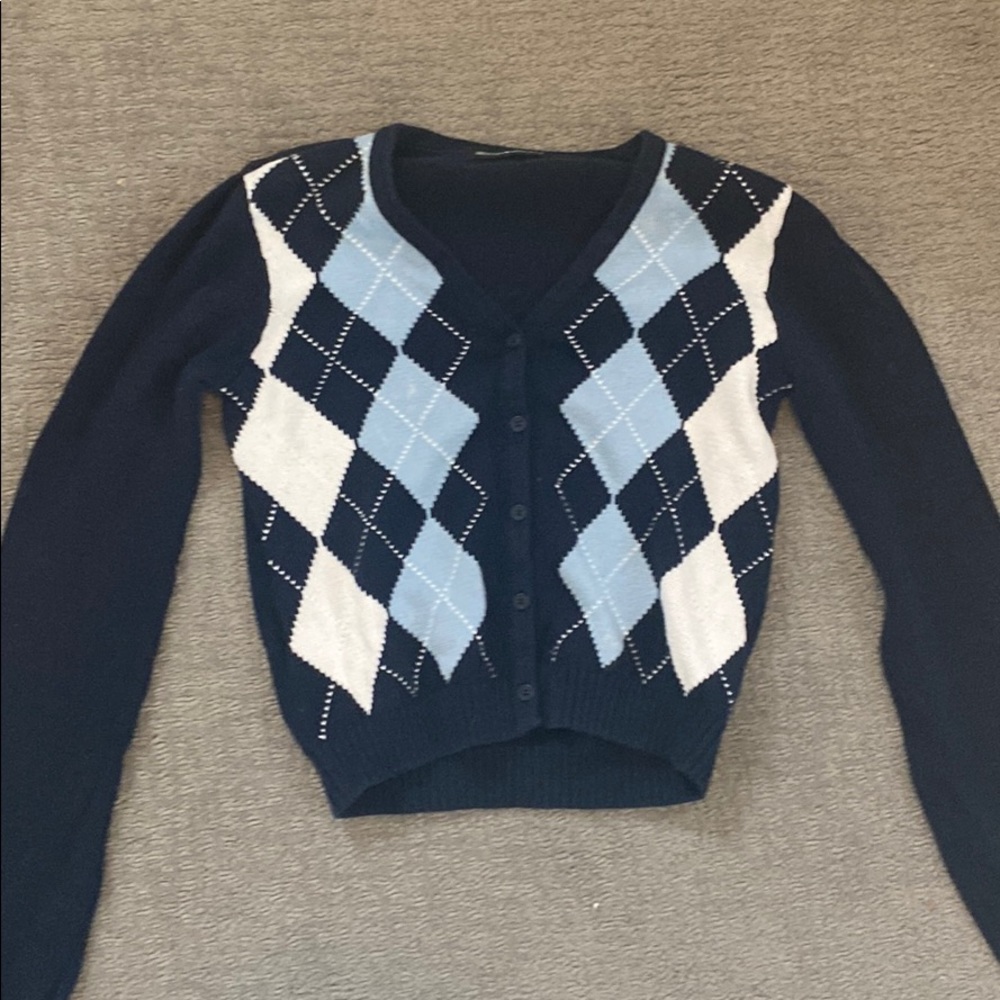 Brandy Melville argyle sweater